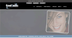 Desktop Screenshot of greatsmilesfamilydentistry.com