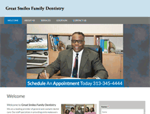 Tablet Screenshot of greatsmilesfamilydentistry.net